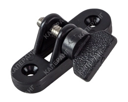 Кронштейн рамы тента палубный черный пластик с пласт.винтом (CS0003, 10261841)